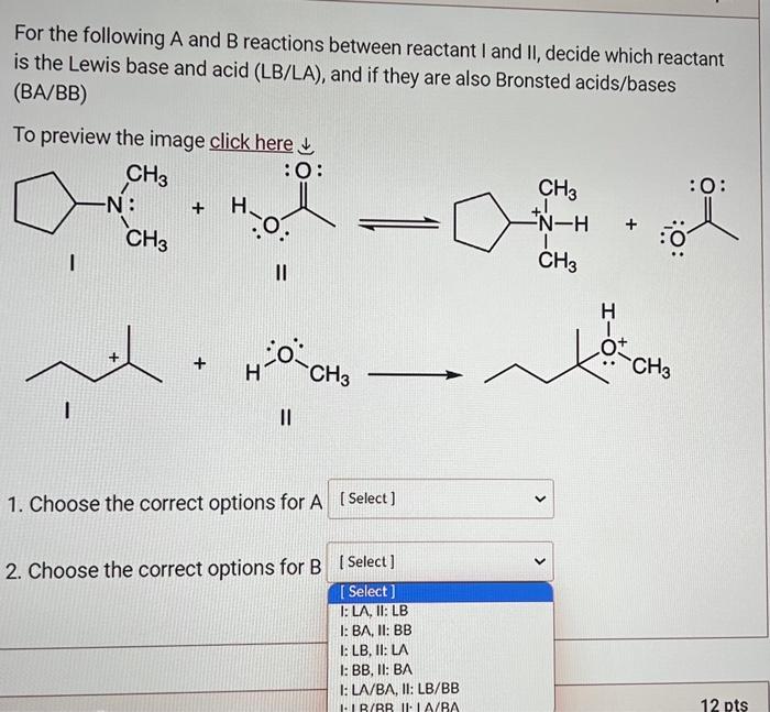 Solved For The Following A And B Reactions Between Reactant | Chegg.com