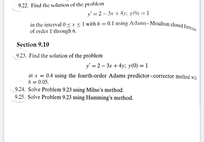 Solved 9.22. Find the solution of the problem | Chegg.com