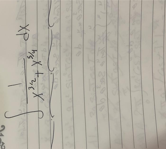 \( \int \frac{1}{x^{3 / 2}+x^{5 / 4}} d x \)