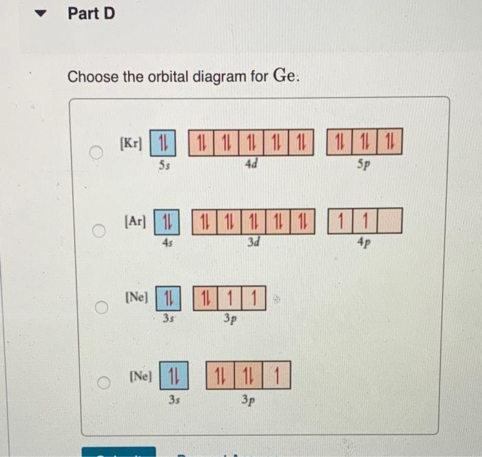 Solved Part A Write condensed electron configurations and | Chegg.com