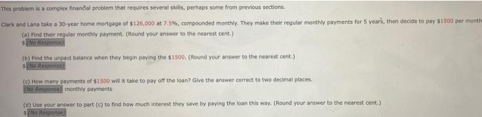 Solved This problem is a complex financial problem that | Chegg.com