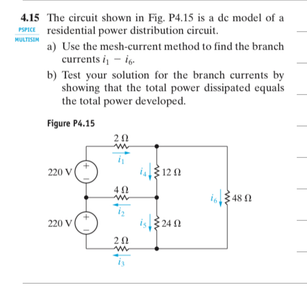 Solved 4.15 ﻿The circuit shown in Fig. P4.15 ﻿is a dc model | Chegg.com