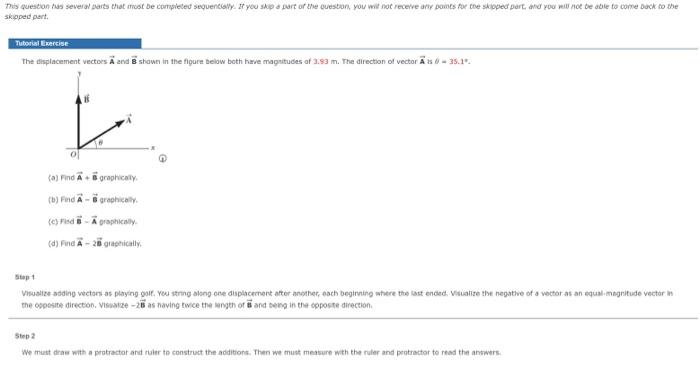 Solved A−B=A+(−B). (Note: The Vector Addition In The Figures | Chegg.com