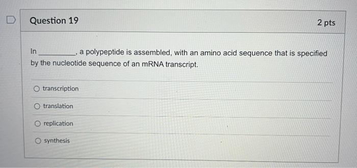 Solved 2 pts D Question 11 Some eukaryotic cells have a | Chegg.com
