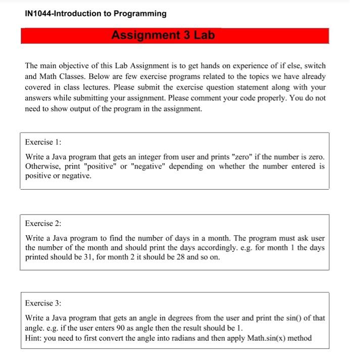 programming assignment assignment 3