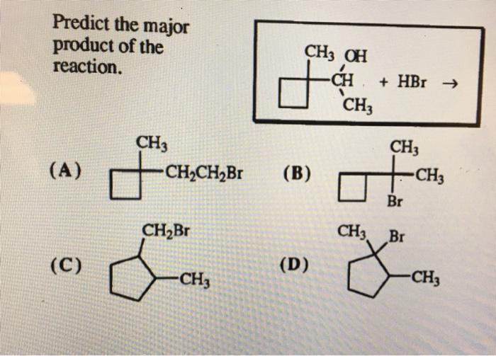 Solved Predict The Major Product Of The Reaction Ch3 Ch Ch 0085