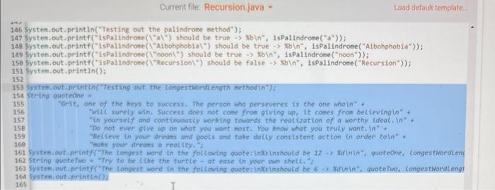 Solved 5. The Longest Word Length Method TO DO; 1. Write a | Chegg.com