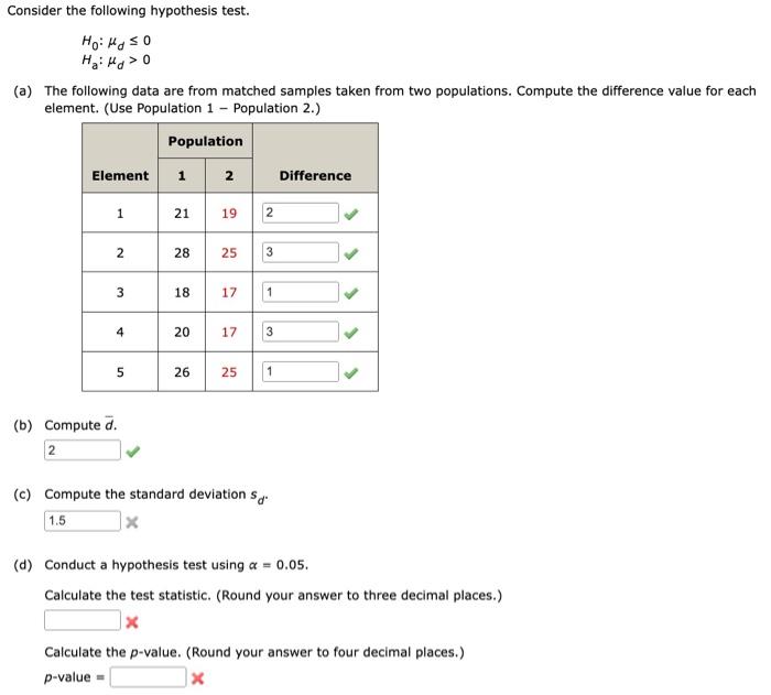 Solved Consider the following hypothesis test. | Chegg.com