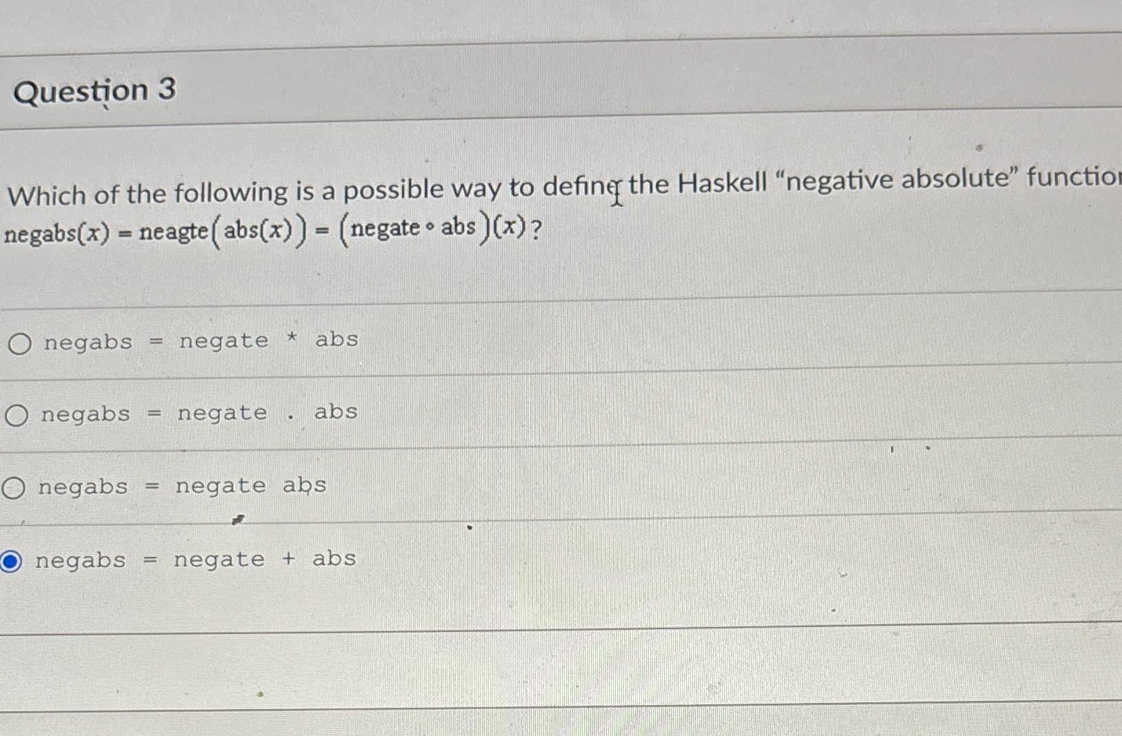Solved Question 3Which of the following is a possible way to | Chegg.com