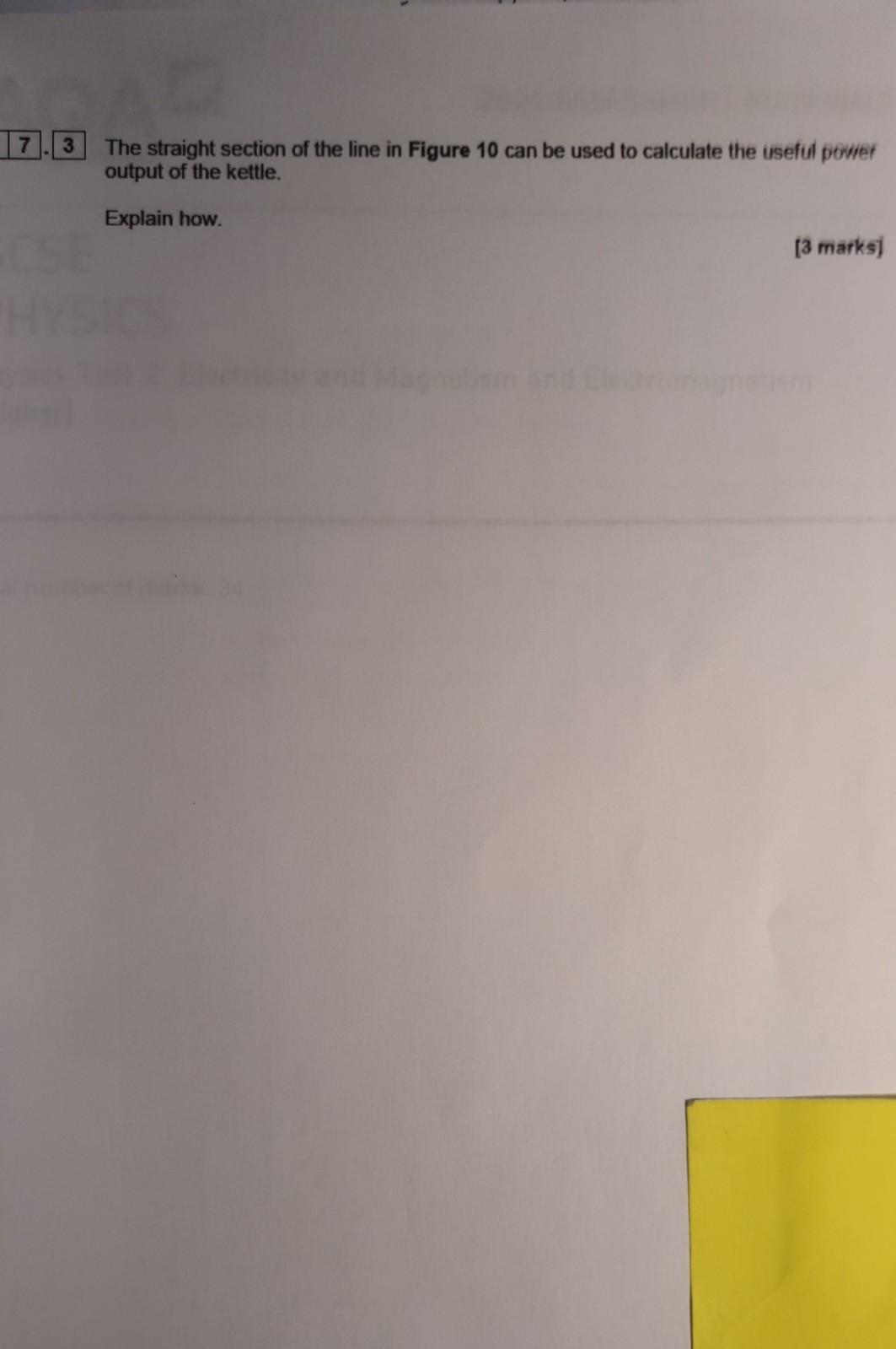 Solved 0 7 An electric kettle was switched on. Figure 10