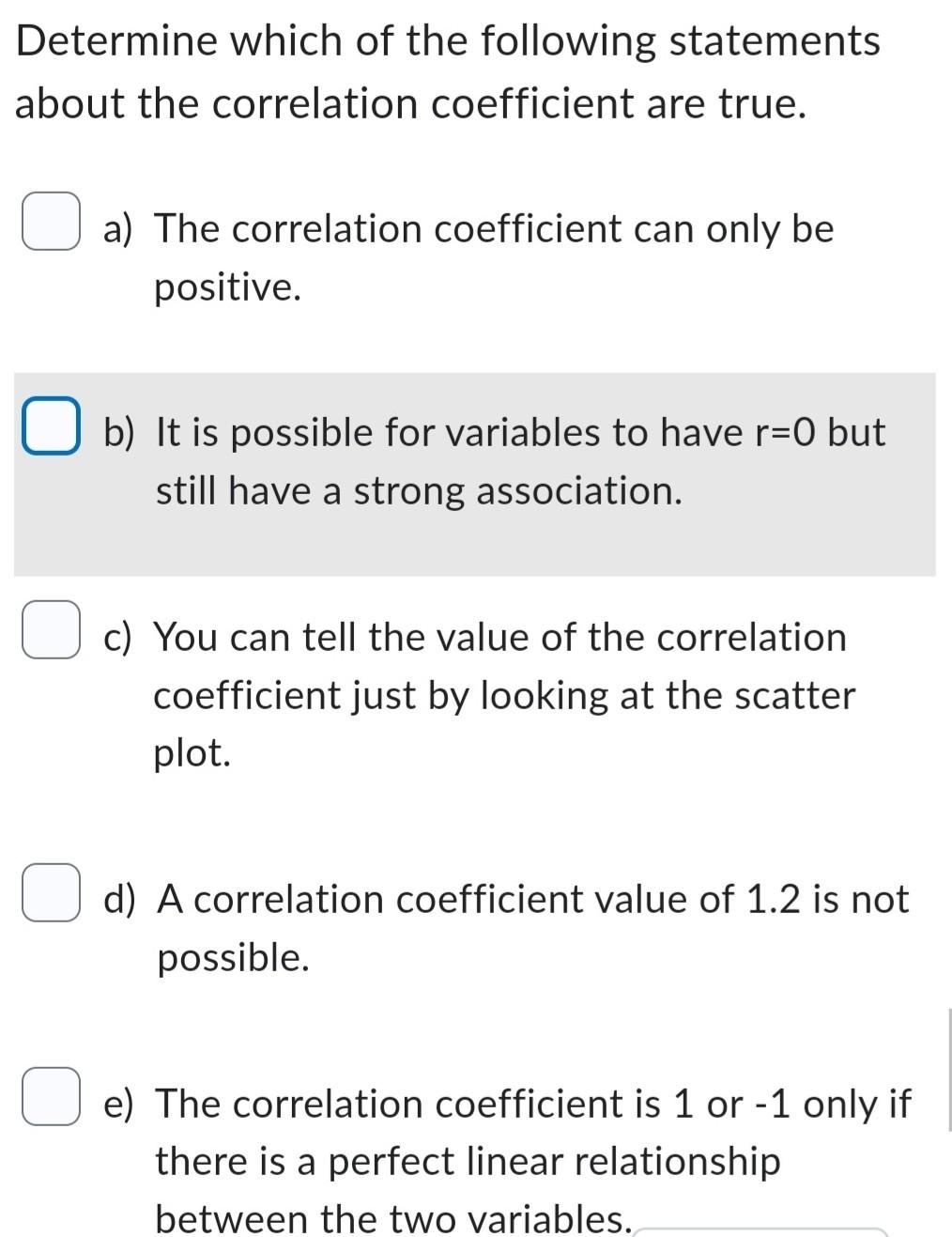 Solved Determine Which Of The Following Statements About The | Chegg.com