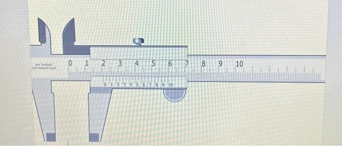 Solved what is the exact reading for this Vernier Caliper | Chegg.com