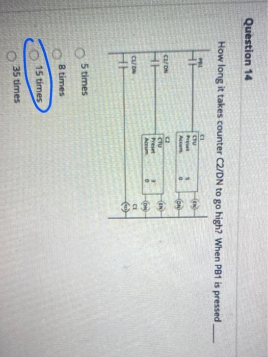 Solved Question 30 If two TON timers are cascaded connected