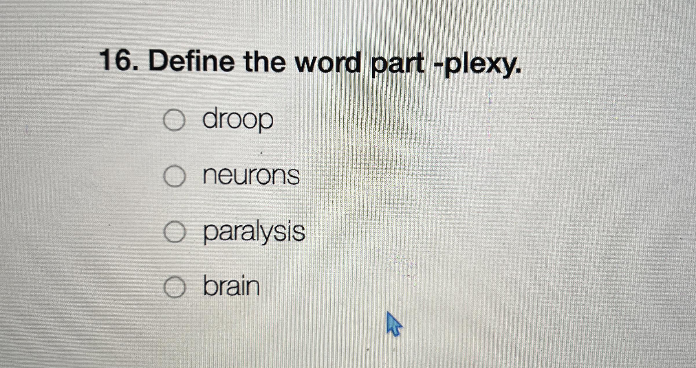 Solved Define the word part | Chegg.com