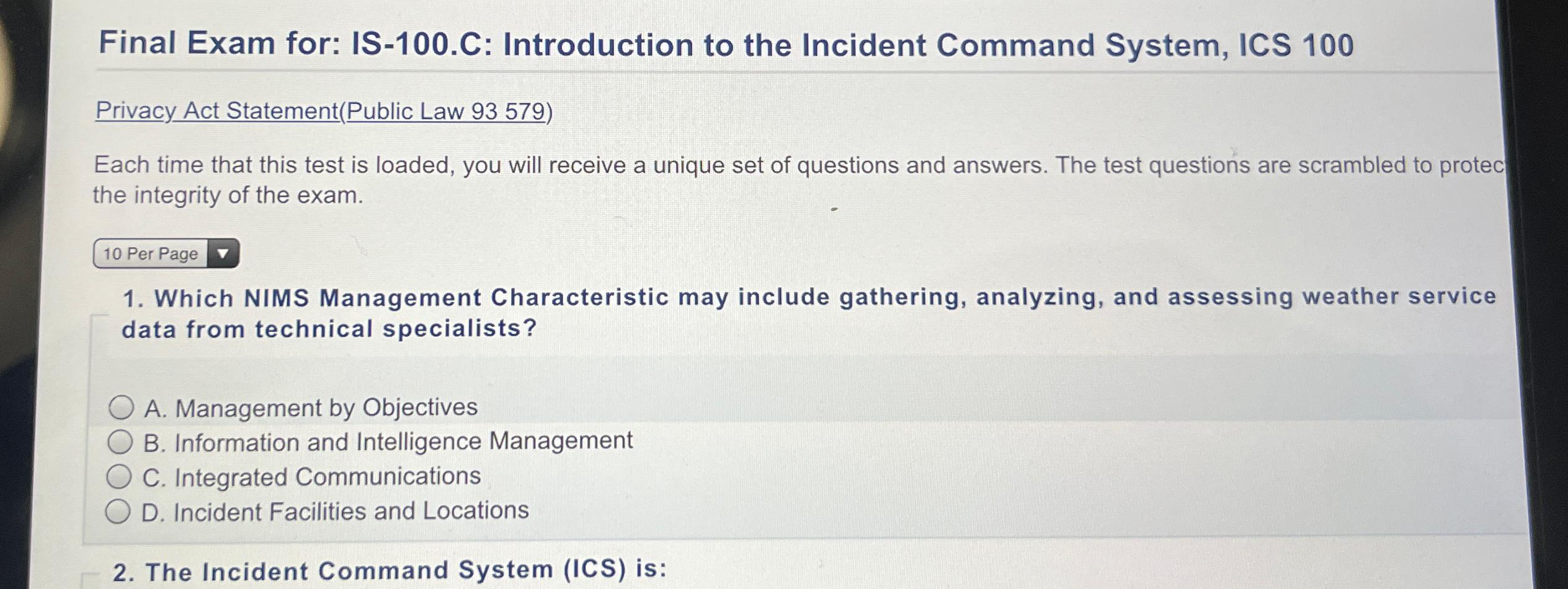 Solved final exam for is 100 c introduction to the chegg
