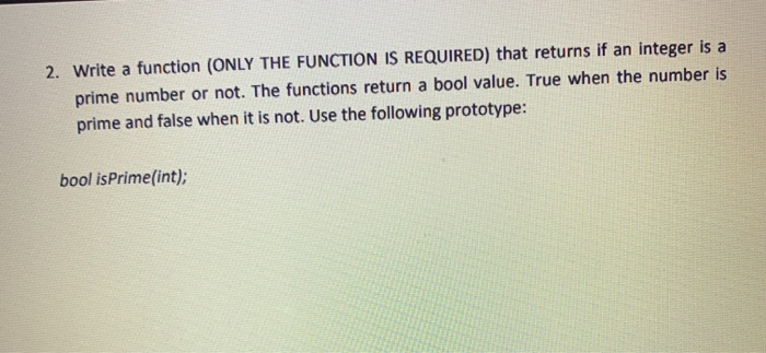 Solved 2. Write a function (ONLY THE FUNCTION IS REQUIRED) | Chegg.com