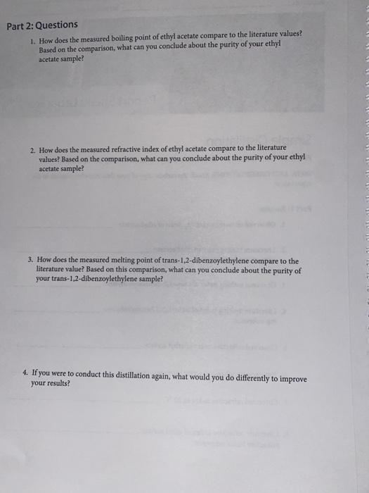 Solved Simple Distillation PRELAB The notebook prelab you