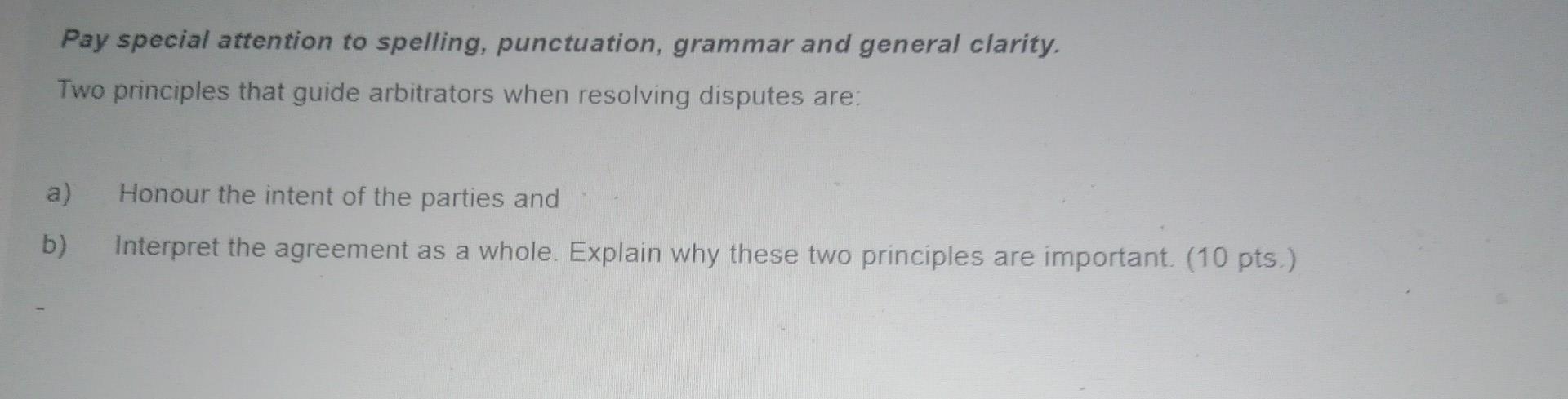 Solved Pay special attention to spelling, punctuation, | Chegg.com