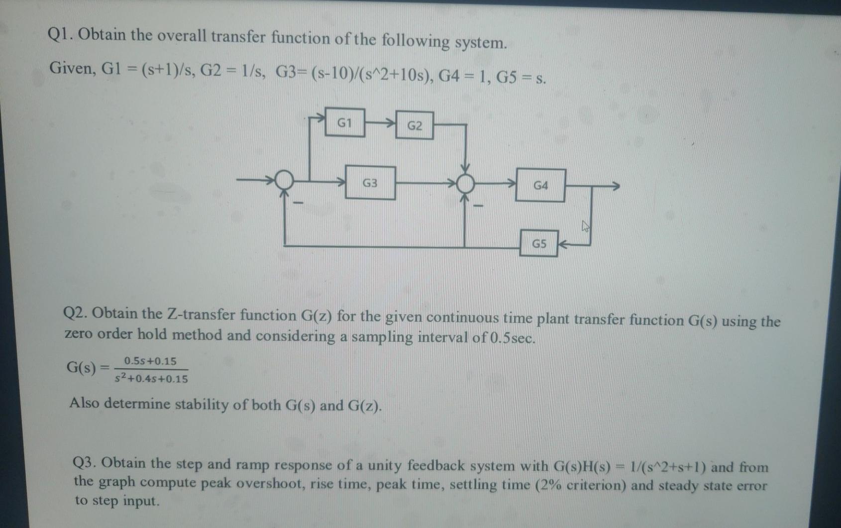 Solved Solve Each Of The Following Problems Using MATLAB And | Chegg.com