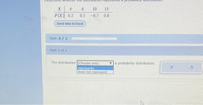Solved The distribution a probability distribution. | Chegg.com