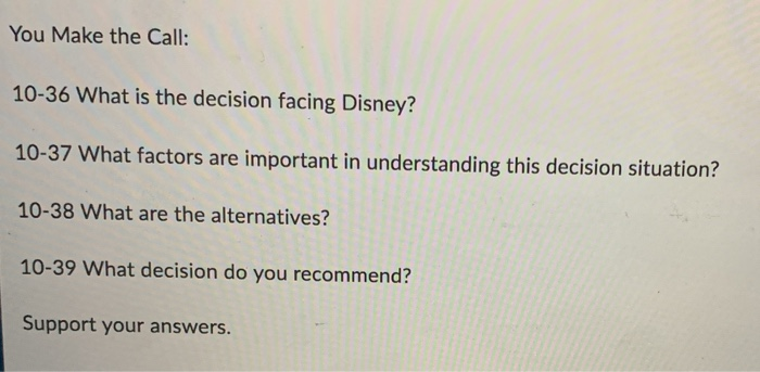 disney case study chegg