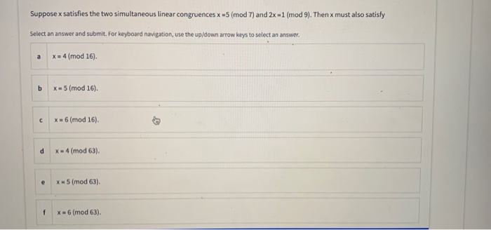 Solved Suppose X Satisfies The Two Simultaneous Linear 1242