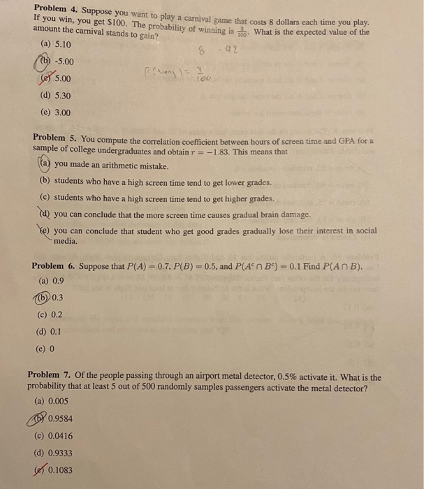 Solved please i need help. please show all steps hand | Chegg.com