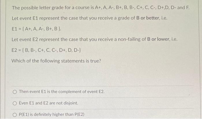 Solved Determine whether the following statement is true or 