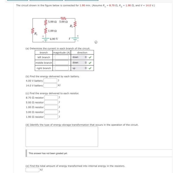 Solved The circuit shown in the figure below is connected | Chegg.com