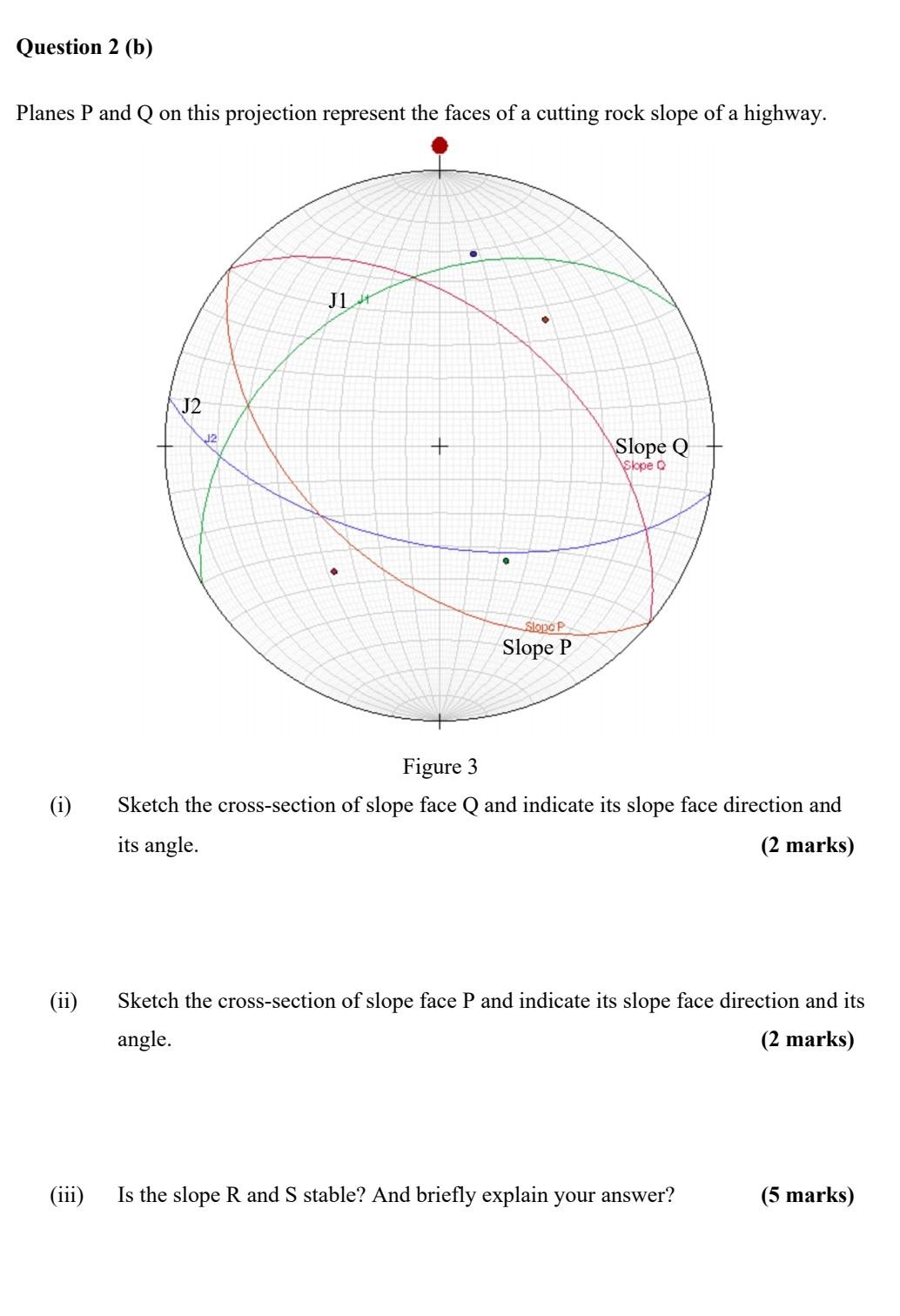 Solved Planes P and Q on this projection represent the faces | Chegg.com