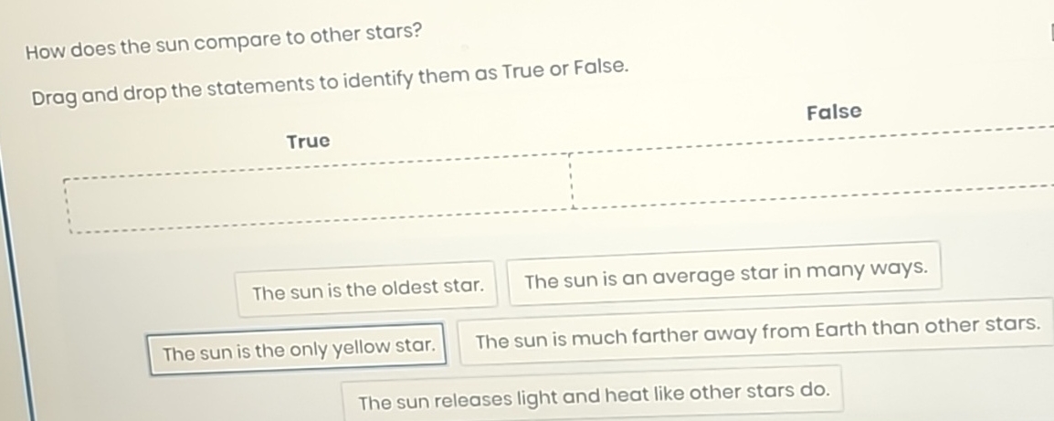 star and sun are natural source of light true or false