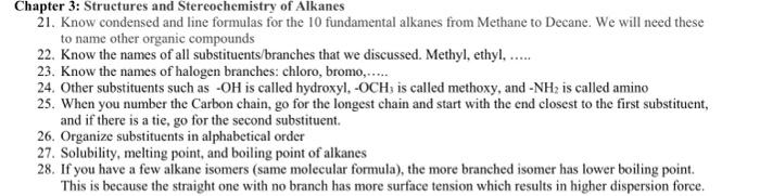 Solved Chapter 3: Structures And Stereochemistry Of Alkanes | Chegg.com