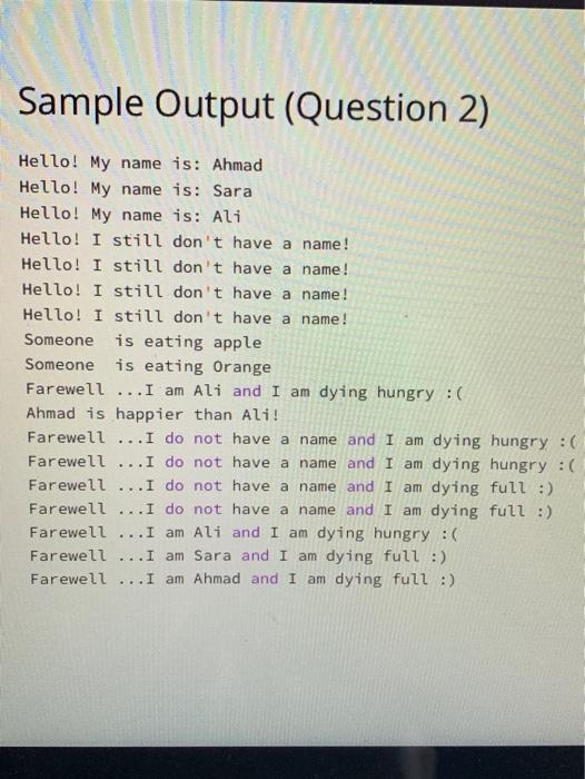Solved usingc++Question2 (Modify Human Class)Modify the | Chegg.com