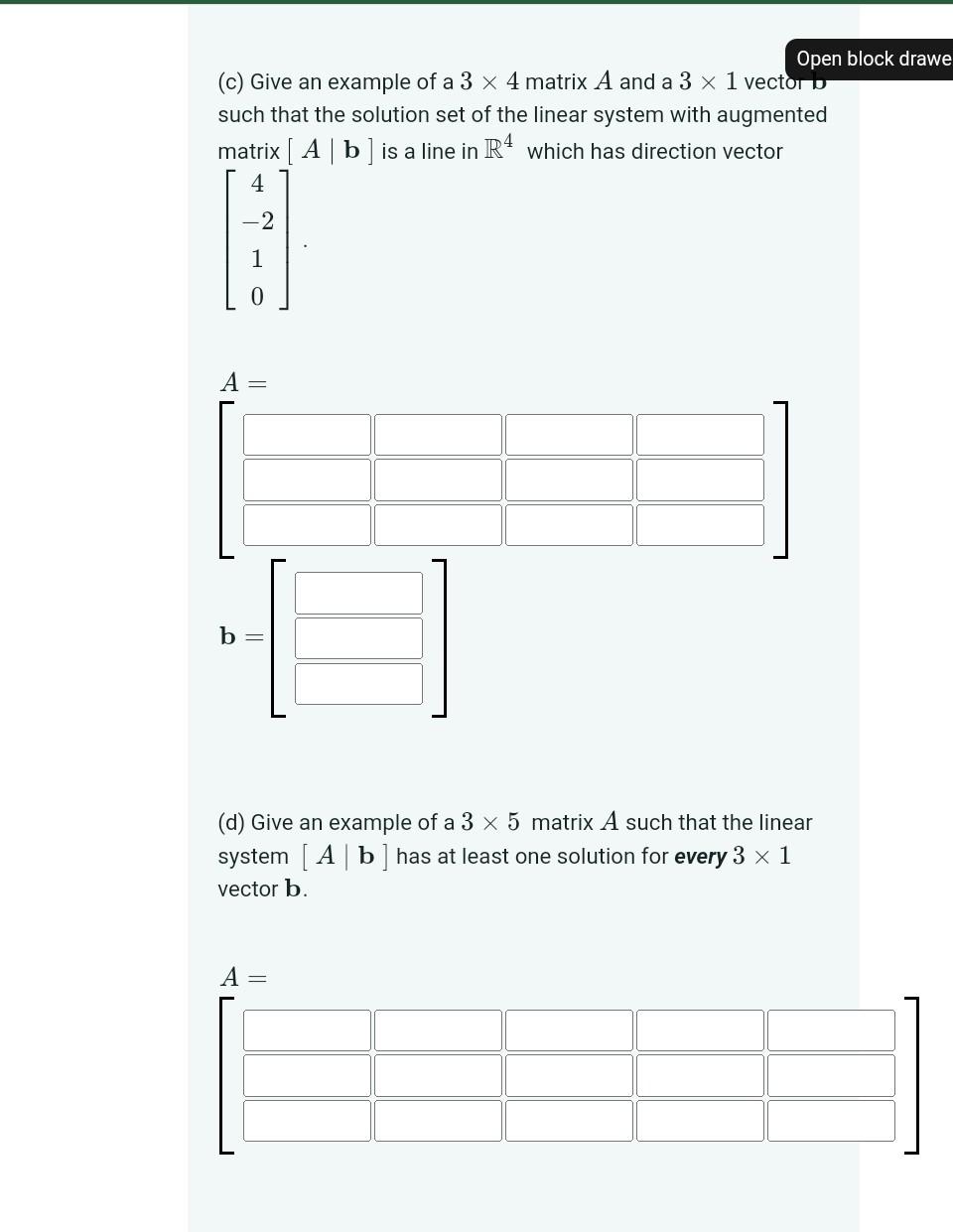Recall: An m×n matrix has m rows and n columns. Tip: | Chegg.com