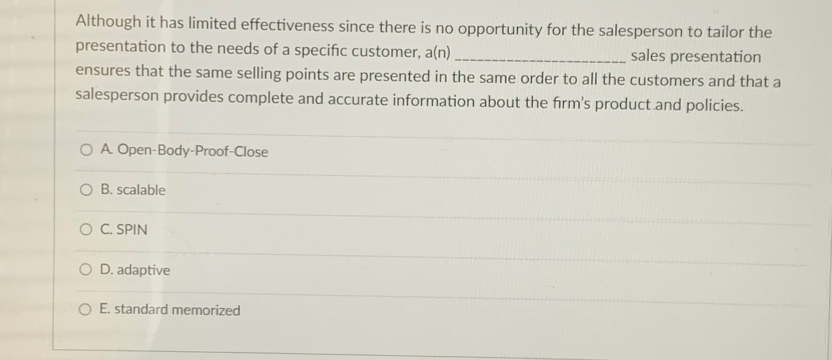 Solved Although it has limited effectiveness since there is | Chegg.com