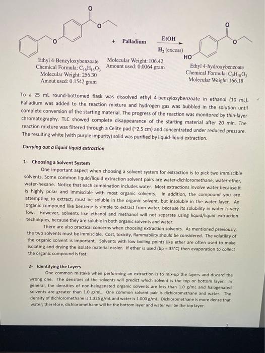 liquid liquid extraction lab hi, the first 2 pictures