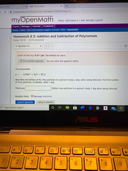 Solved Open Math x M MyOpen Math + | Chegg.com