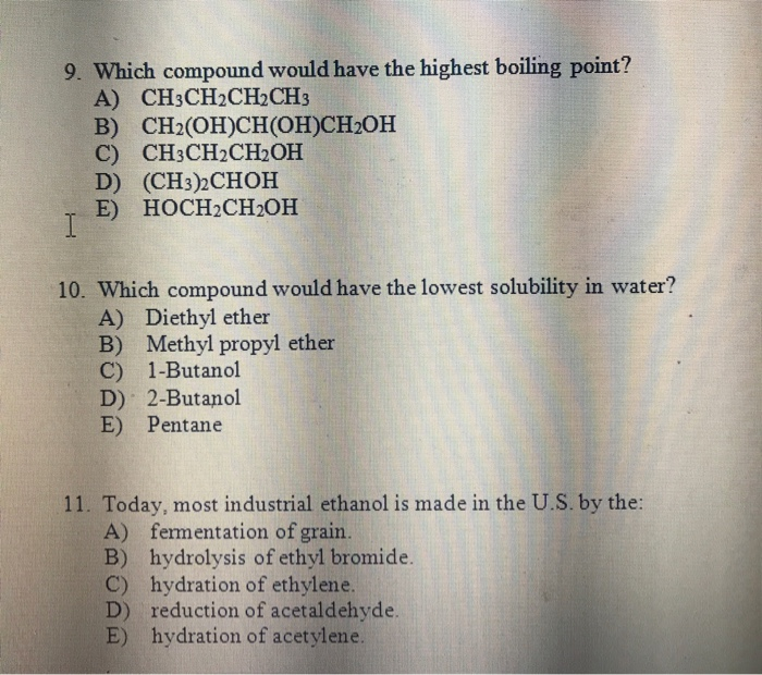 Solved 7 Select The Structure Of Benzyl Methyl Ether I Ch₂ 4615