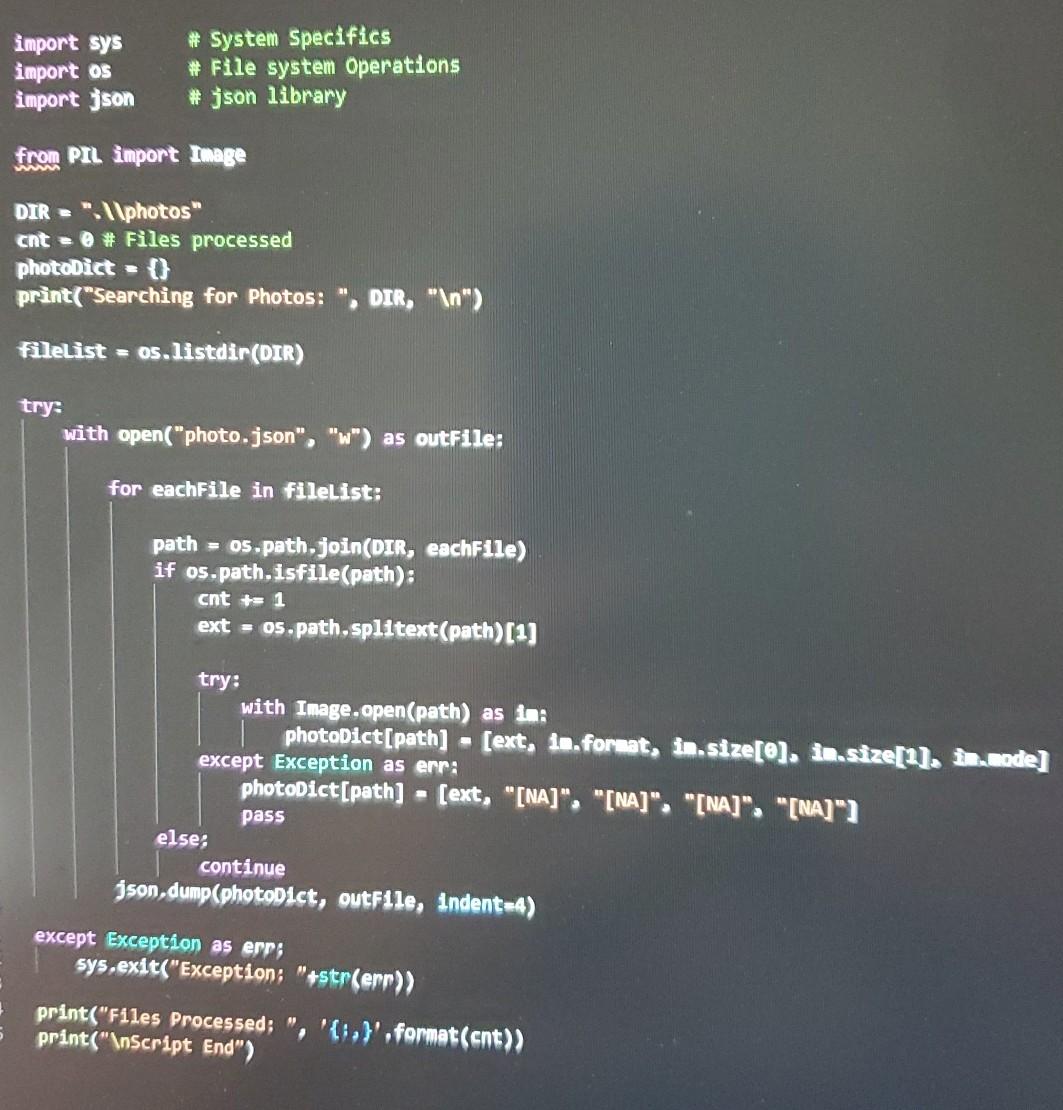Solved This week you will be generating a photo search | Chegg.com