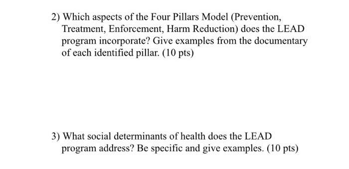 Solved 2) Which aspects of the Four Pillars Model | Chegg.com