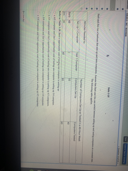 Solved ULT 126 01 2 MC MANKOS Save Submit Test For Grading Chegg