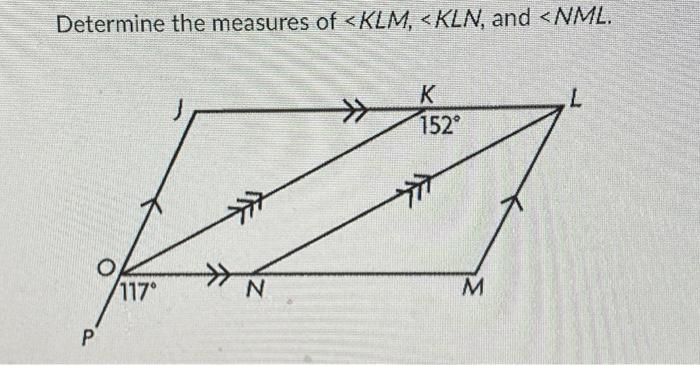 Solved Determine The Measures Of | Chegg.com | Chegg.com