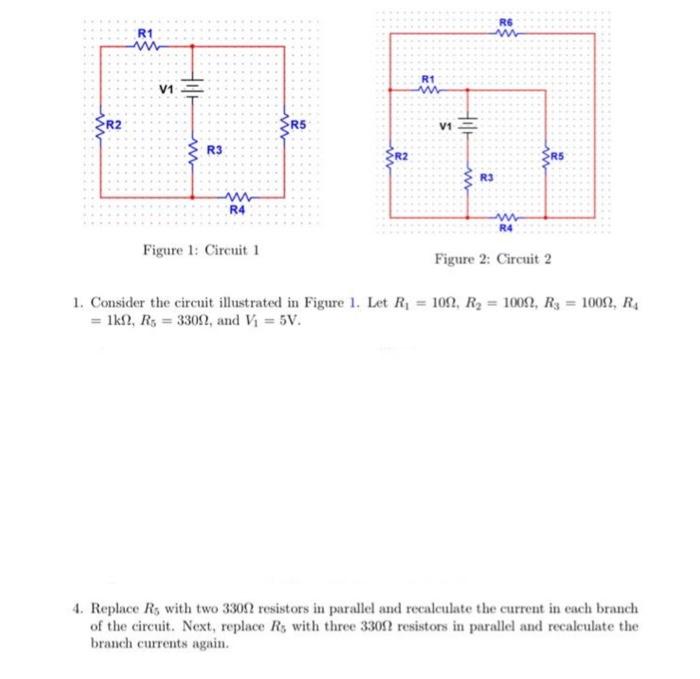 Solved Figure 1: Circuit 1 Figure 2: Circuit 2 1. Consider | Chegg.com