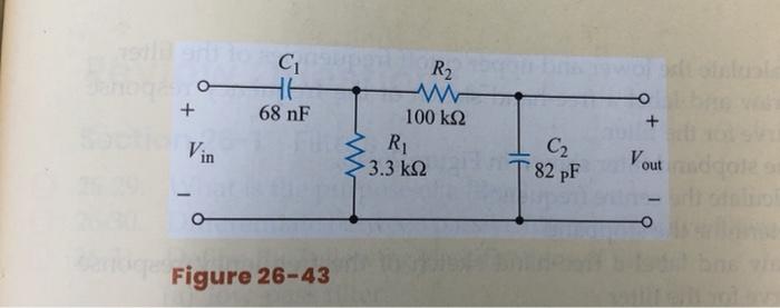 Solved 26-19, For the band-pass filter shown in Figure | Chegg.com