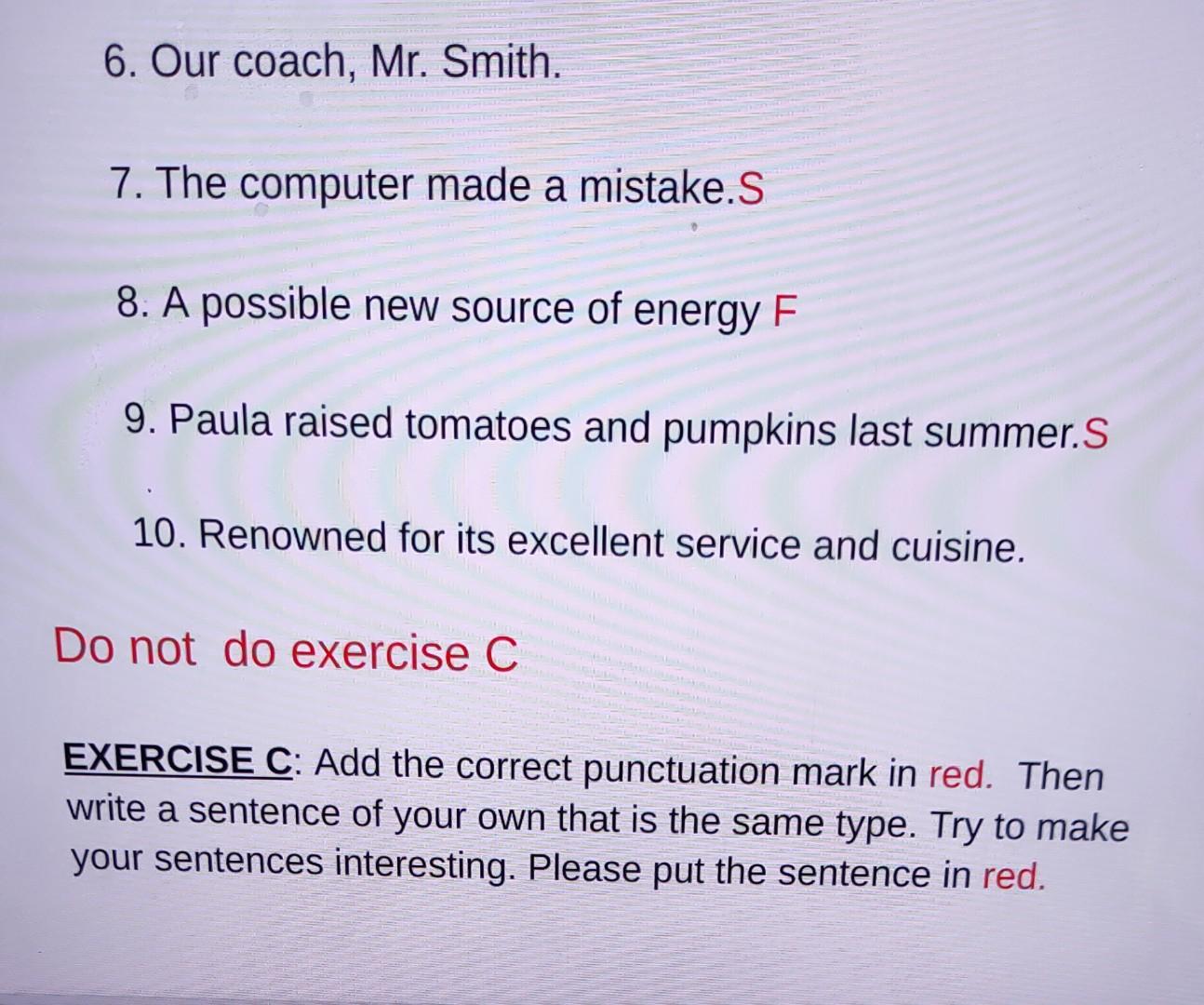 Exercise A For Each Group Of Words That Is A Chegg exercise-a-for-each-group-of-words-that-is-a-chegg