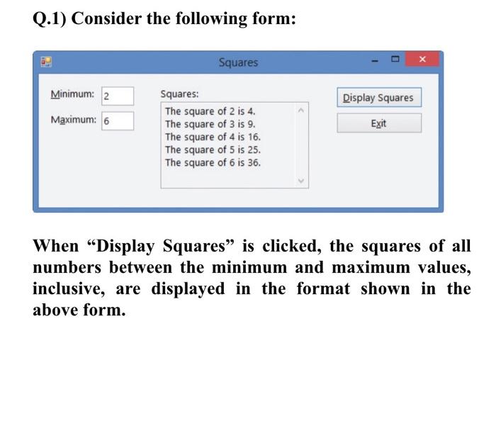 Solved Squares Display Squares Minimum: 2 Maximum 6 Squares: | Chegg.com