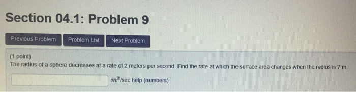 Solved Section 04.1: Problem 5 Previous Problem Problem List | Chegg.com