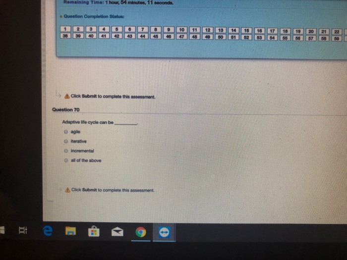 Solved Remaining Time: 1 h 54 minutes, 11 condi Question | Chegg.com