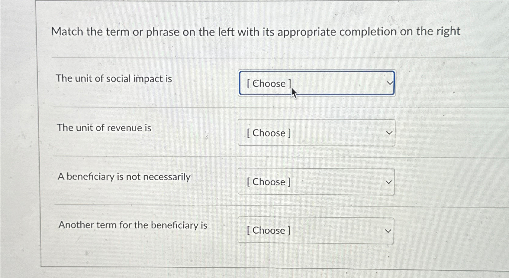 Solved Match the term or phrase on the left with its | Chegg.com