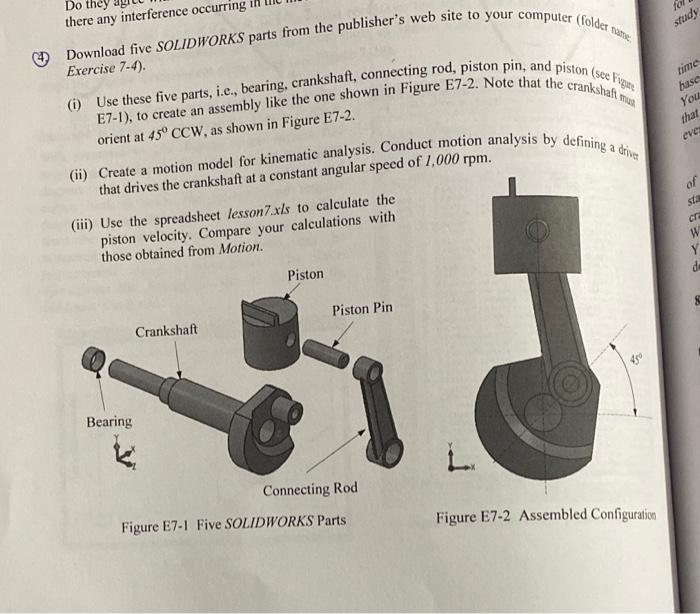 (4) Download five SOLIDWORKS parts from the | Chegg.com